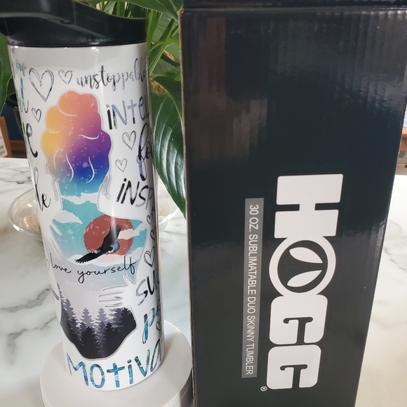 Love Yourself Motivational 30oz Tumbler with duo lids 🎉sale - Picture 11 of 11